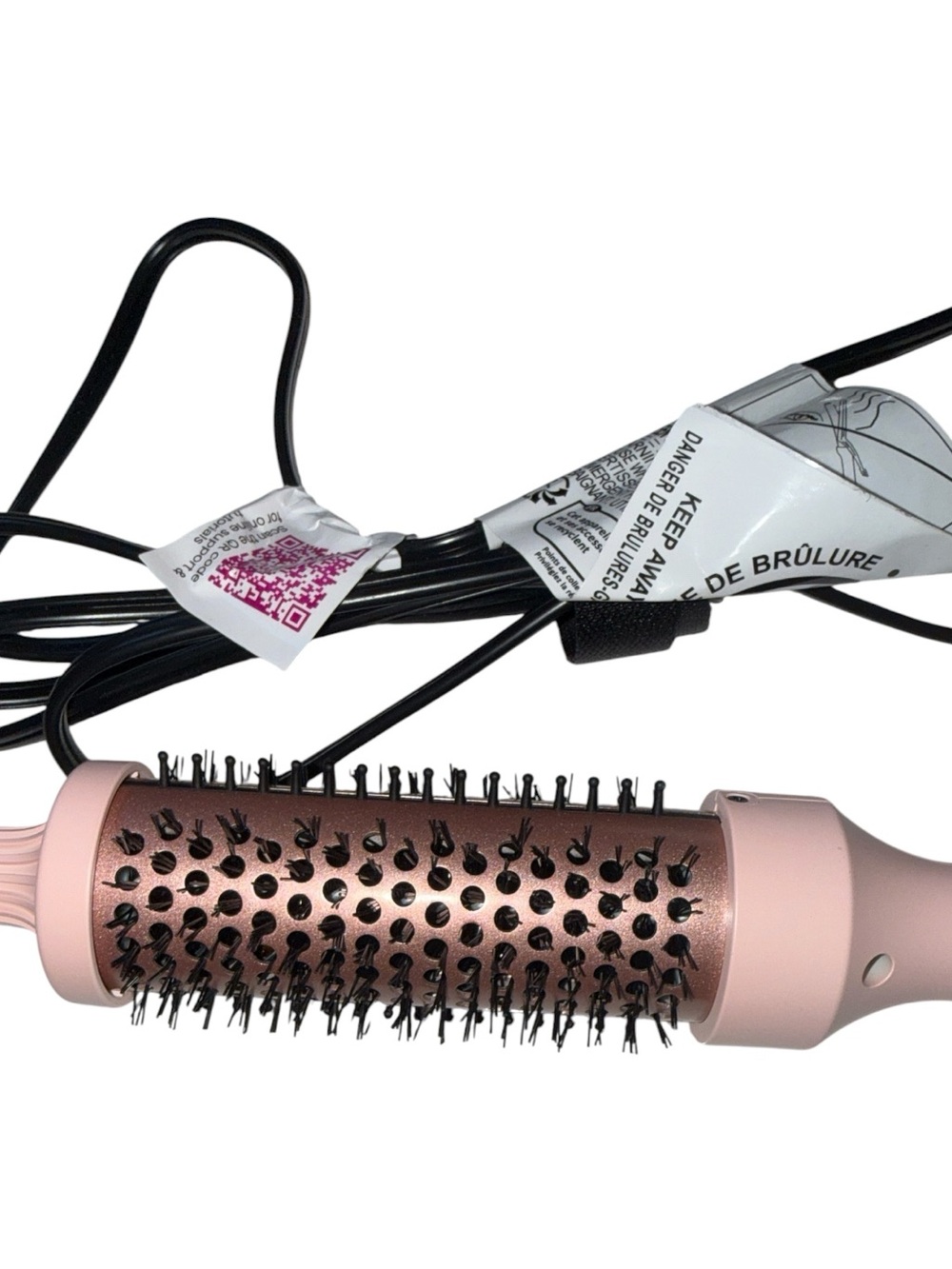 Wavytalk Blowout Boost Ionic Thermal Brush 1 1/2 Inch LED Display, 300-400F Pink - Picture 5 of 7